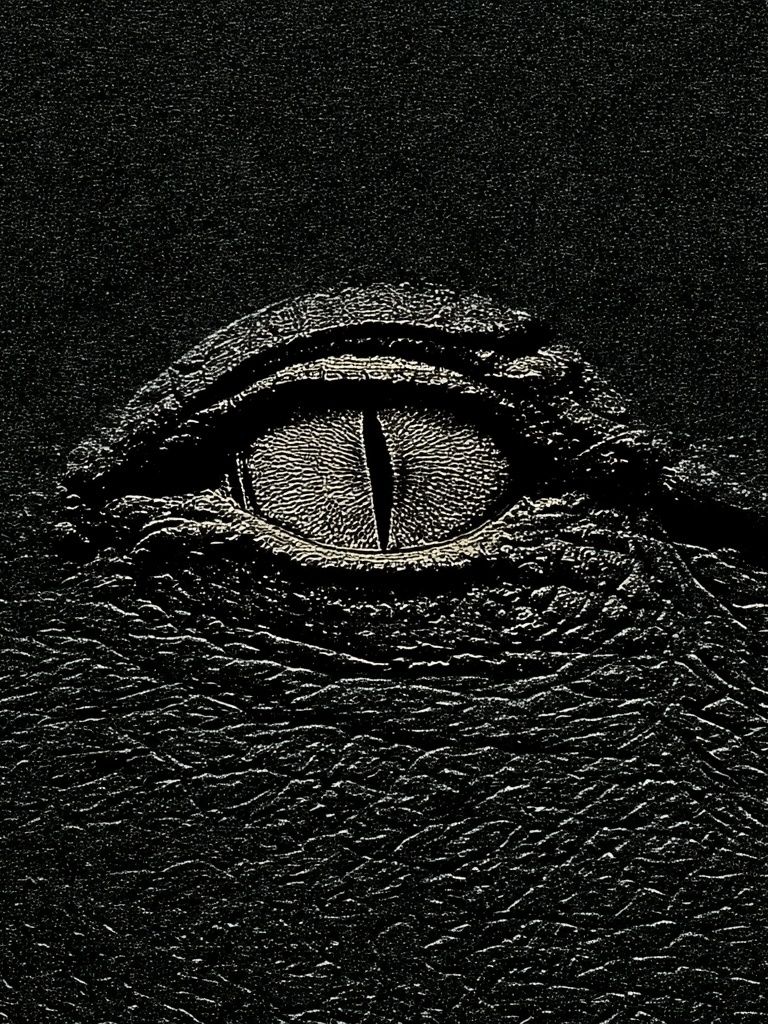 Crocodile Eye Photography Poster. poster — animals art