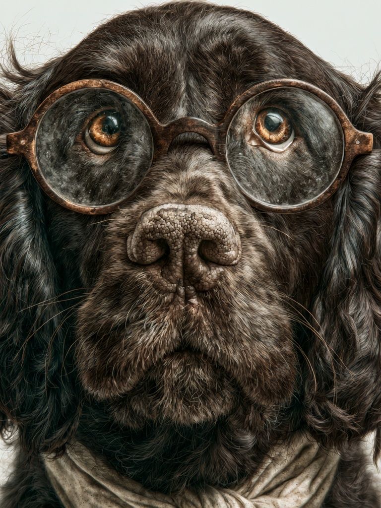 Cocker Spaniel Portrait Poster. poster — animals art
