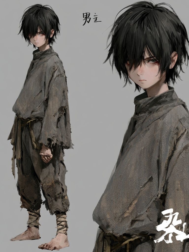 Anime Character Portrait Print. poster detail