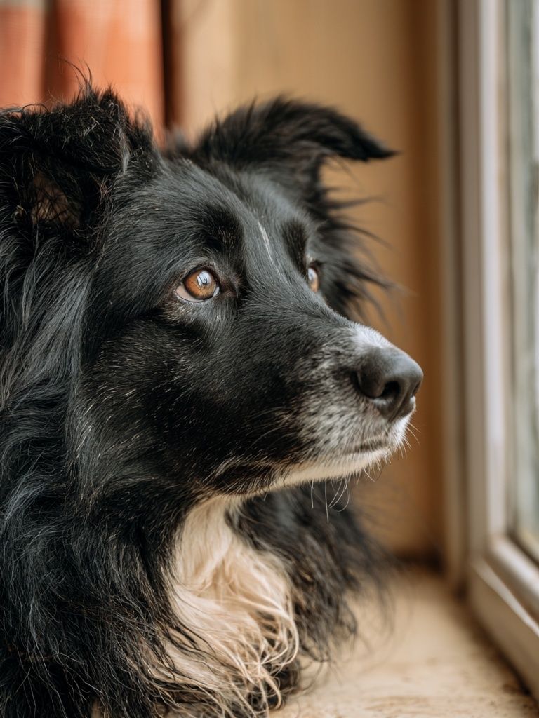 Border Collie Portrait Poster. poster — animals art