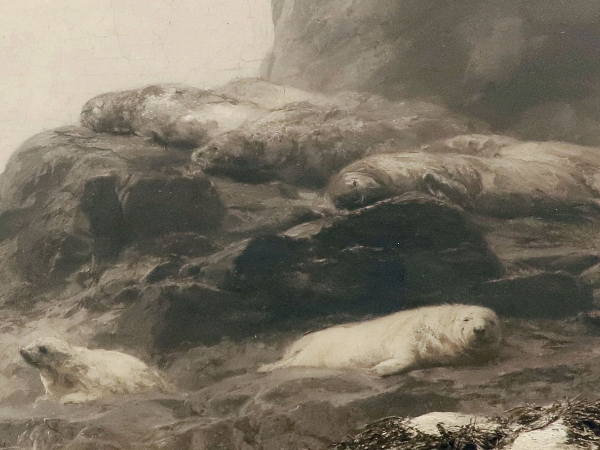 Polar Bears on Ice Fine-Art Print. poster — animals art
