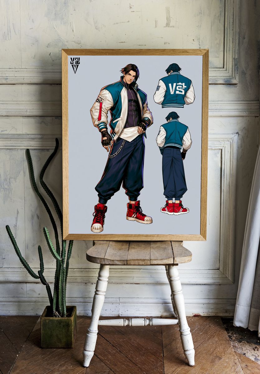 Anime Streetwear Character Poster. room preview