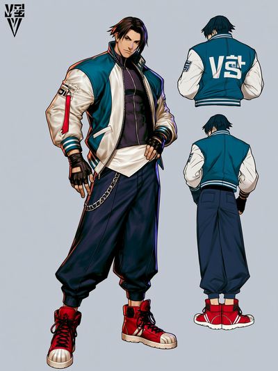 Anime Streetwear Character Poster. poster