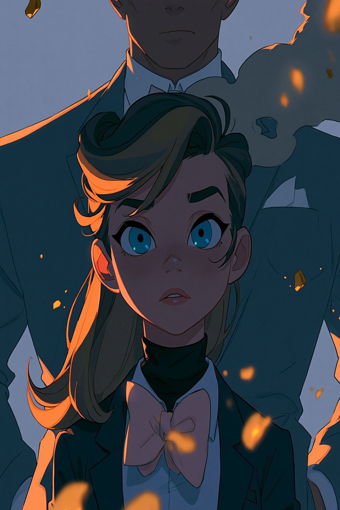 Anime Duo Portrait Poster. poster detail