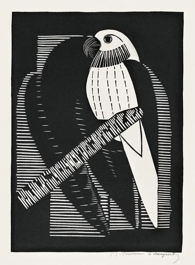 Parakeets (Parkieten) (1927) print high. poster