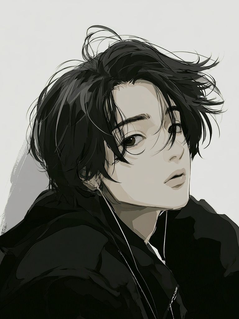 Anime Portrait — Digital Art Print. poster — anime art