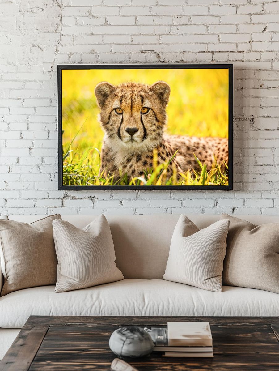 Cheetah (2014) Ronda Gregorio. Original. — room view 1