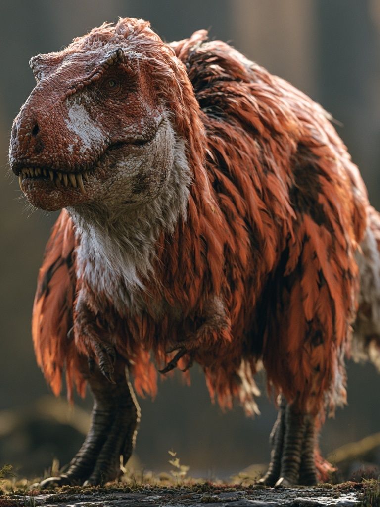 Feathered T-Rex Wildlife Poster. poster detail