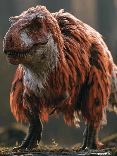 Feathered T-Rex Wildlife Poster.