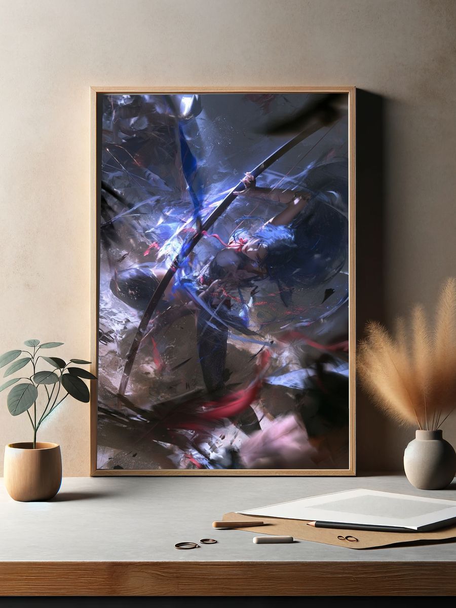 Anime Archer Battle Poster. — room view 2