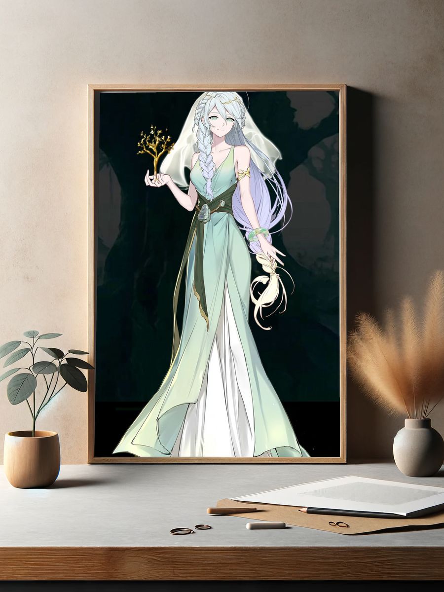 Mystic Elf Anime Poster. — room view 2