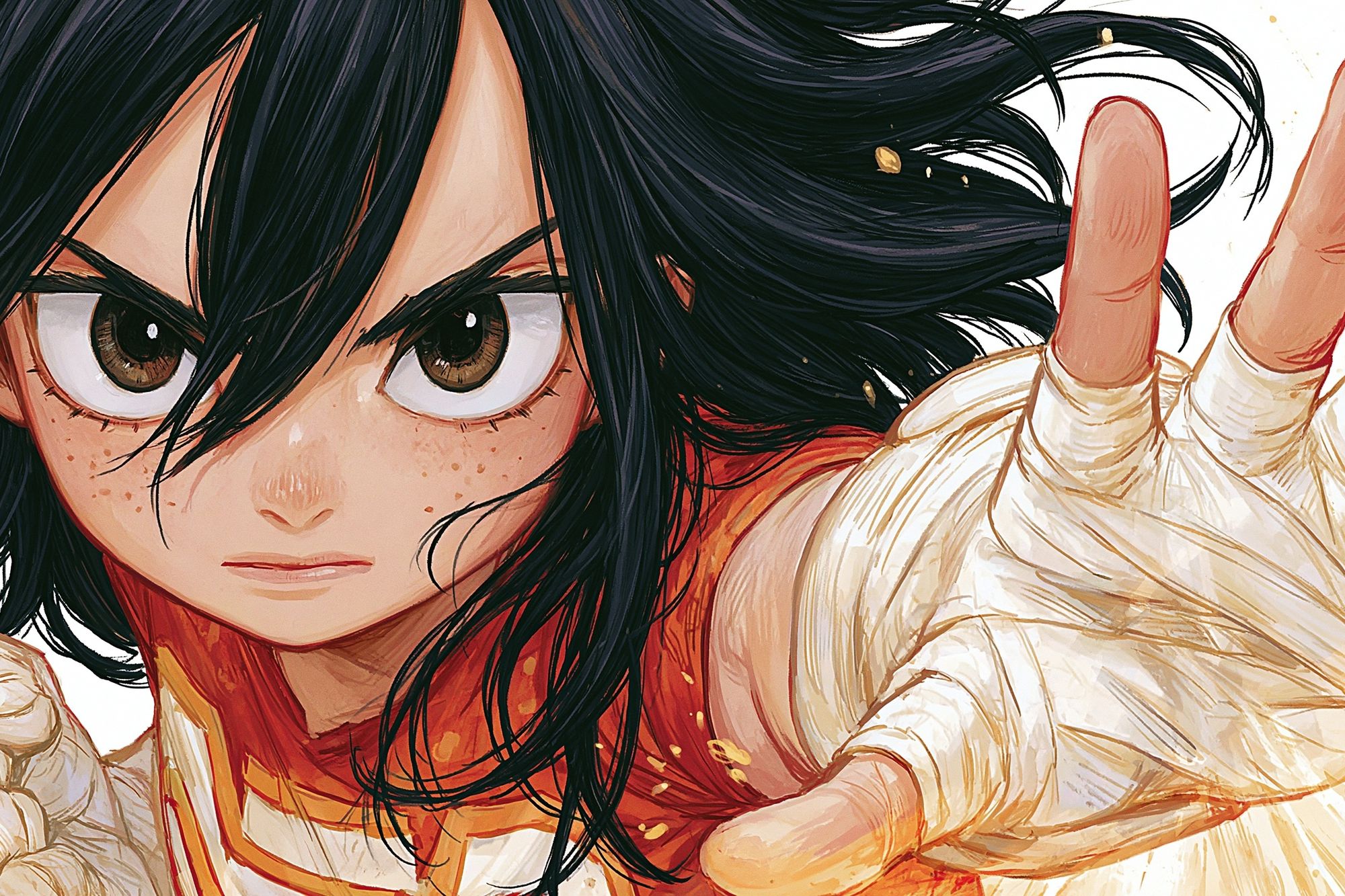 Anime Warrior Portrait Print. poster detail