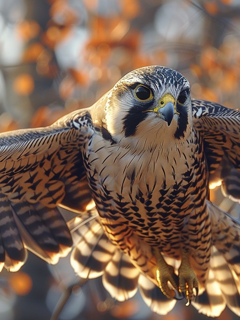 Peregrine Falcon Wildlife Photography Poster. poster — animals art