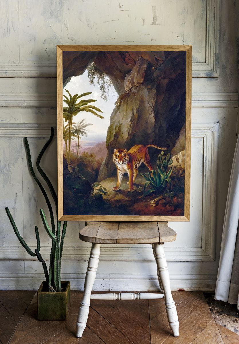 Tiger Cave (ca. 1814) painting room preview