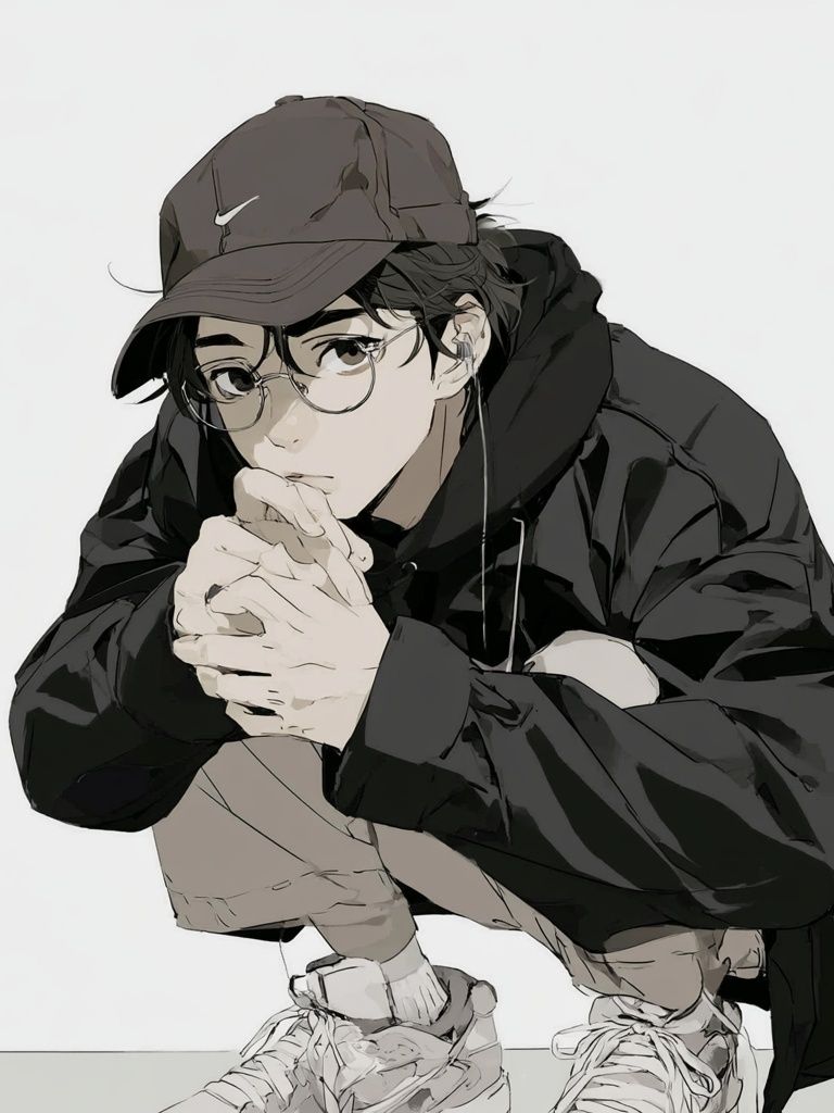 Anime Streetwear Portrait Poster. poster — anime art