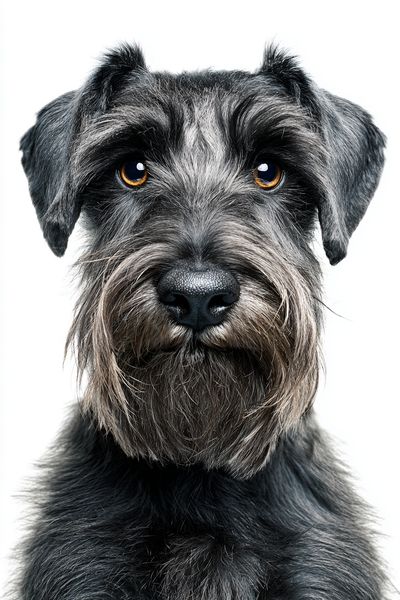Schnauzer Portrait Photography Poster. poster