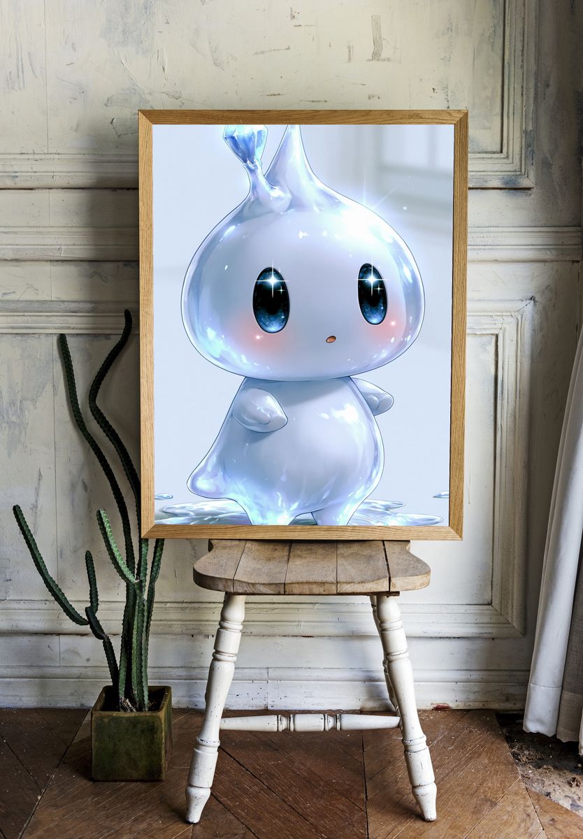 Crystal Chibi Character Poster. room preview