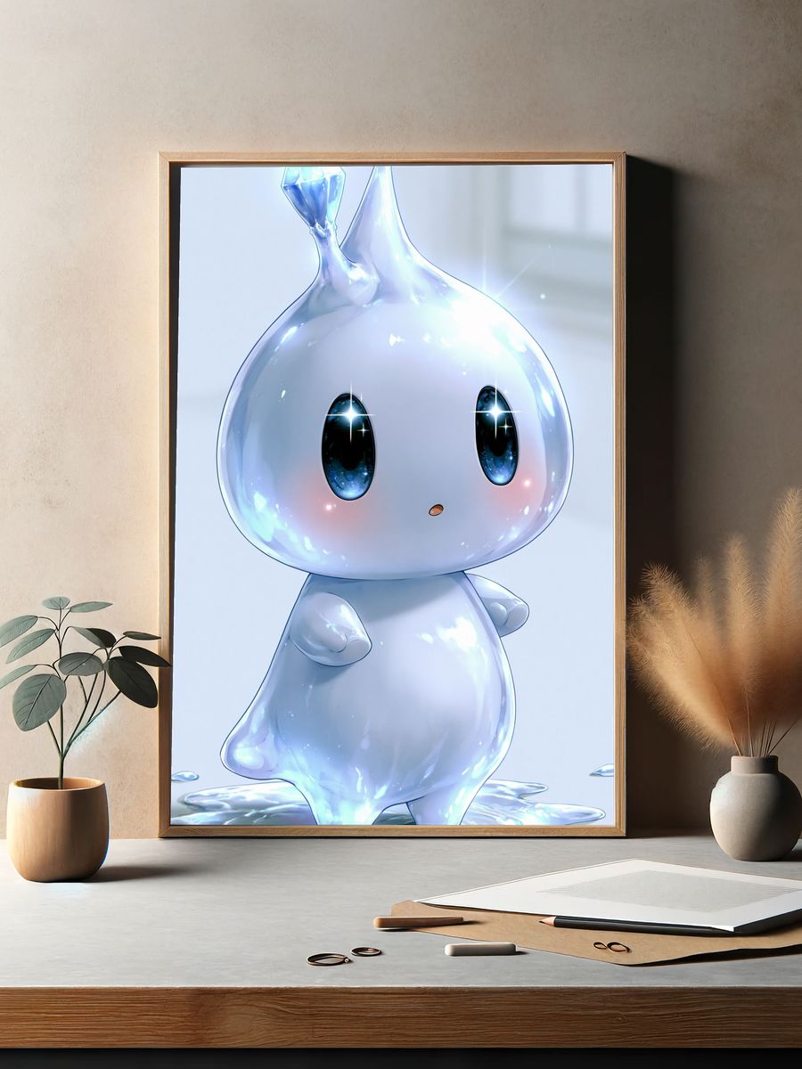 Crystal Chibi Character Poster. — room view 2
