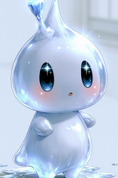 Crystal Chibi Character Poster.