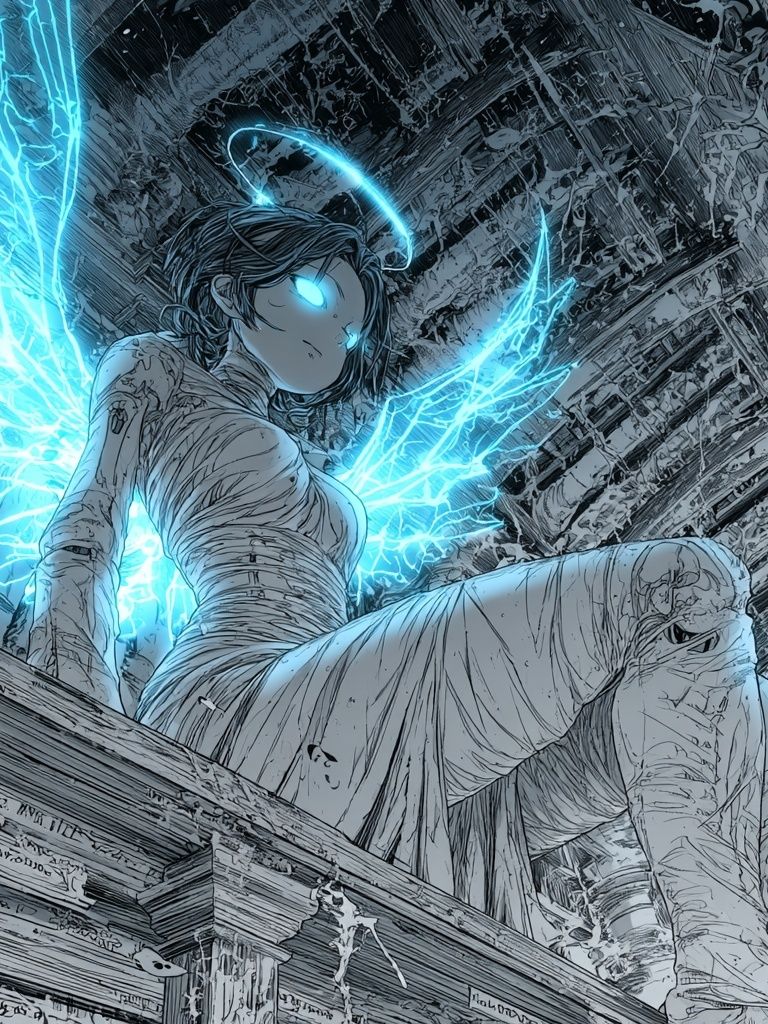 Celestial Angel Manga Poster. poster detail