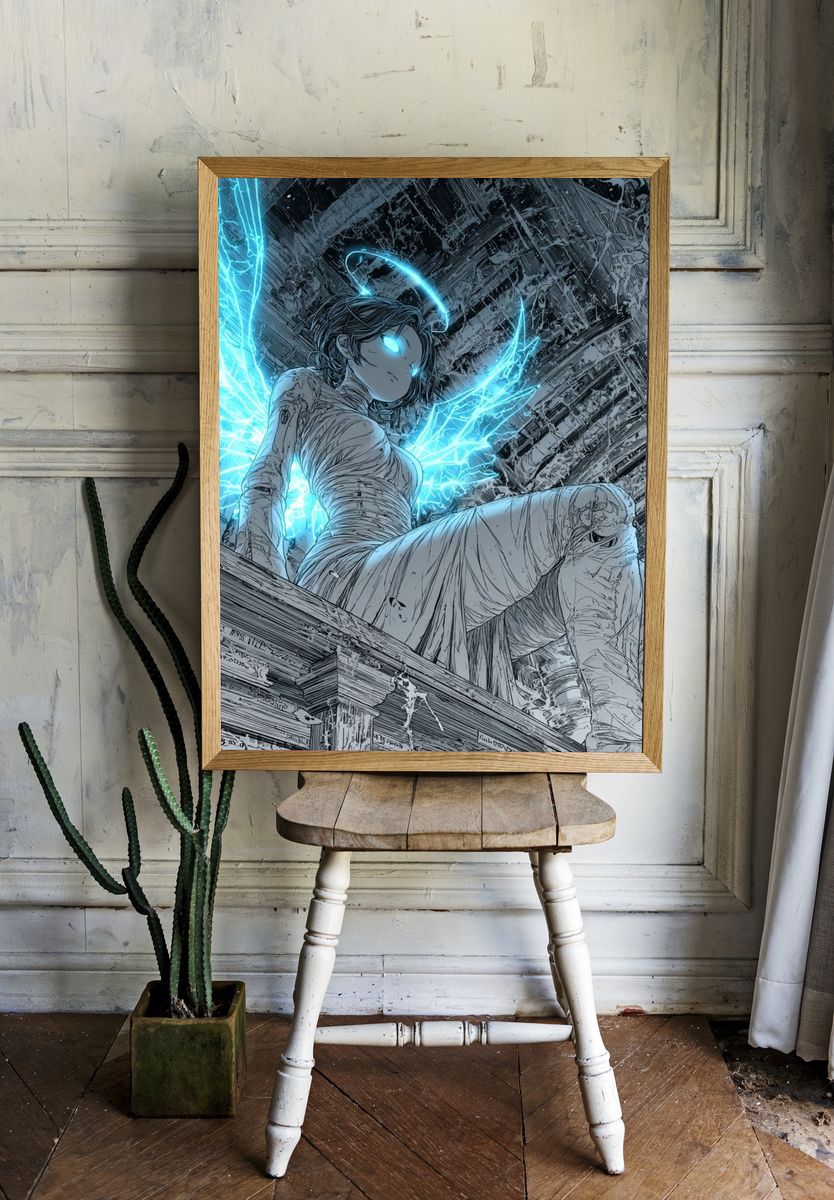 Celestial Angel Manga Poster room preview