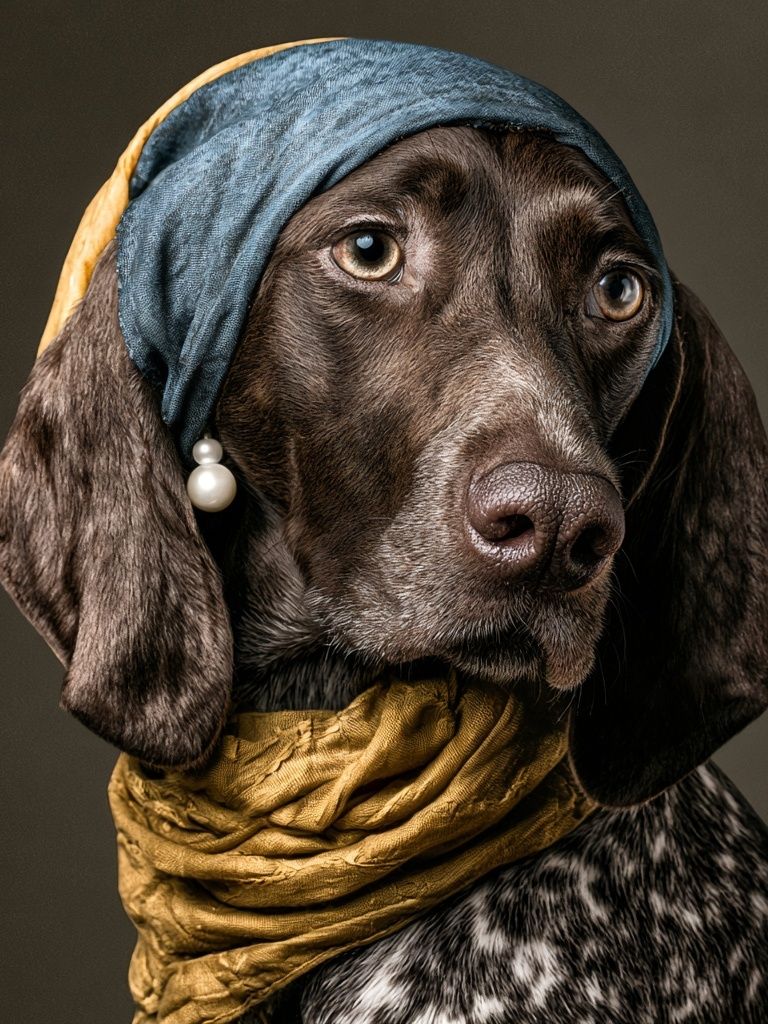 Dachshund Portrait Photography Poster. poster — animals art