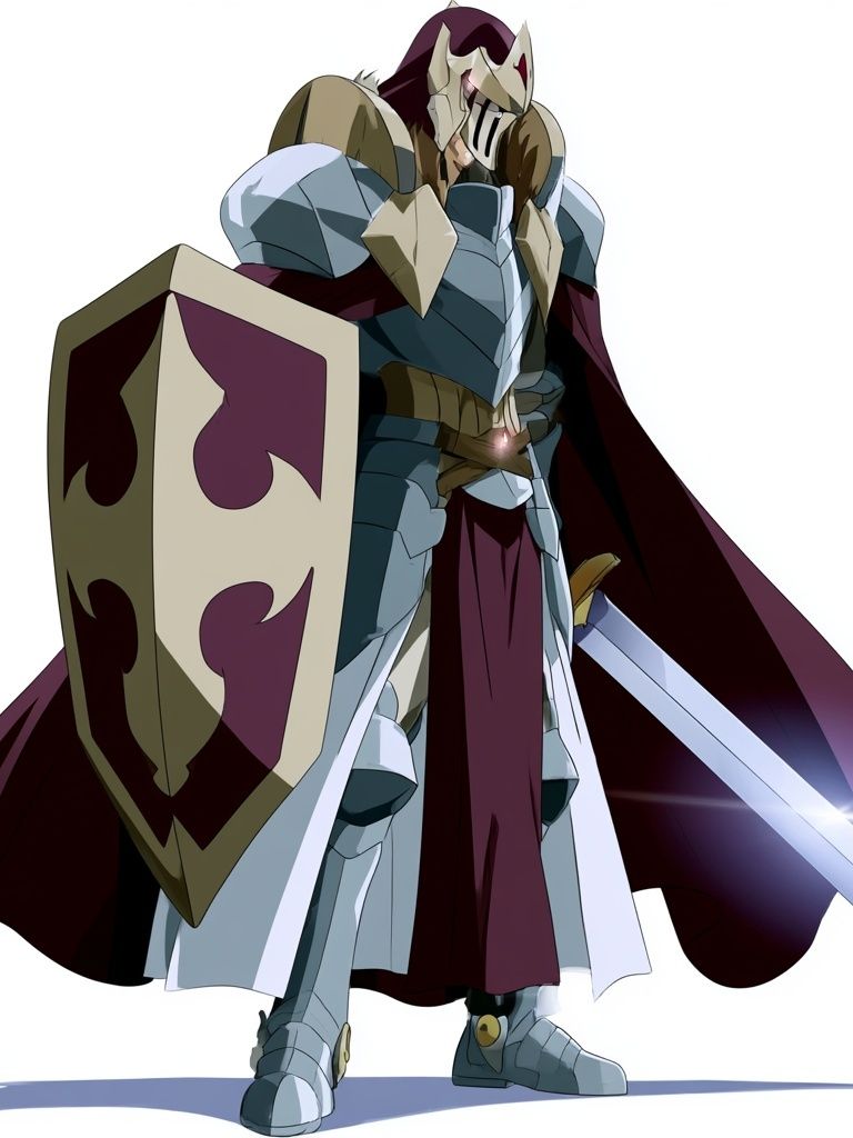 Armored Knight Anime Poster. poster — anime art