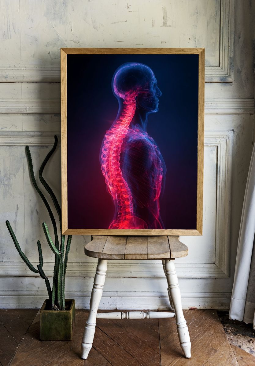 Human Anatomy — Digital Art Print room preview