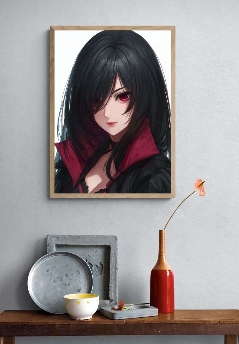 Mystical Woman — Anime Print. — room view 3