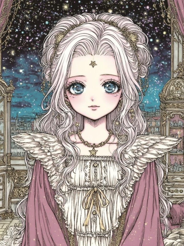 Celestial Girl — Anime Print. poster detail