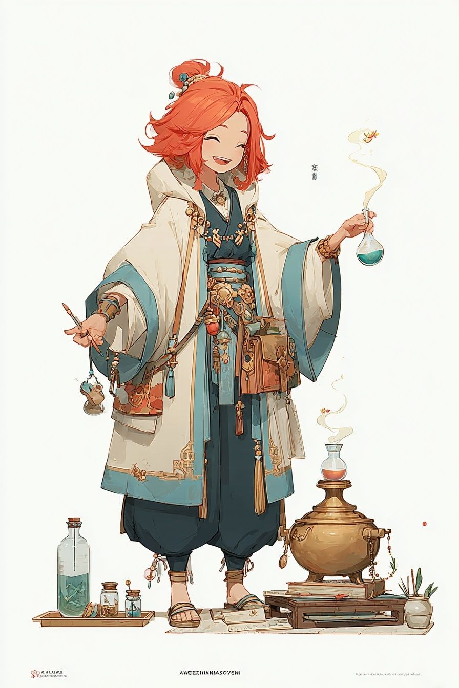 Charming Alchemist — Anime Print. poster — anime art