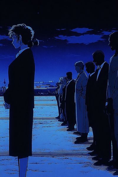 Mysterious Gathering — Anime Print. poster print