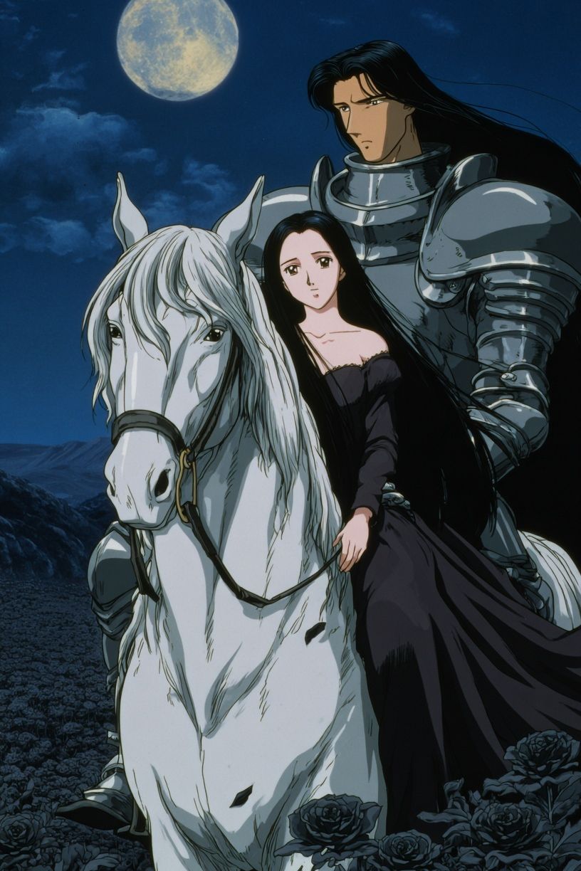 Moonlit Romance — Anime Print. poster detail