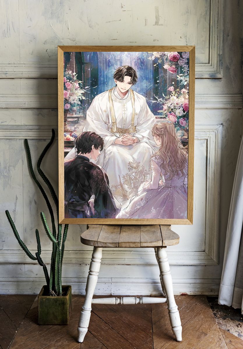 Royal Wedding Ceremony — Anime Print room preview
