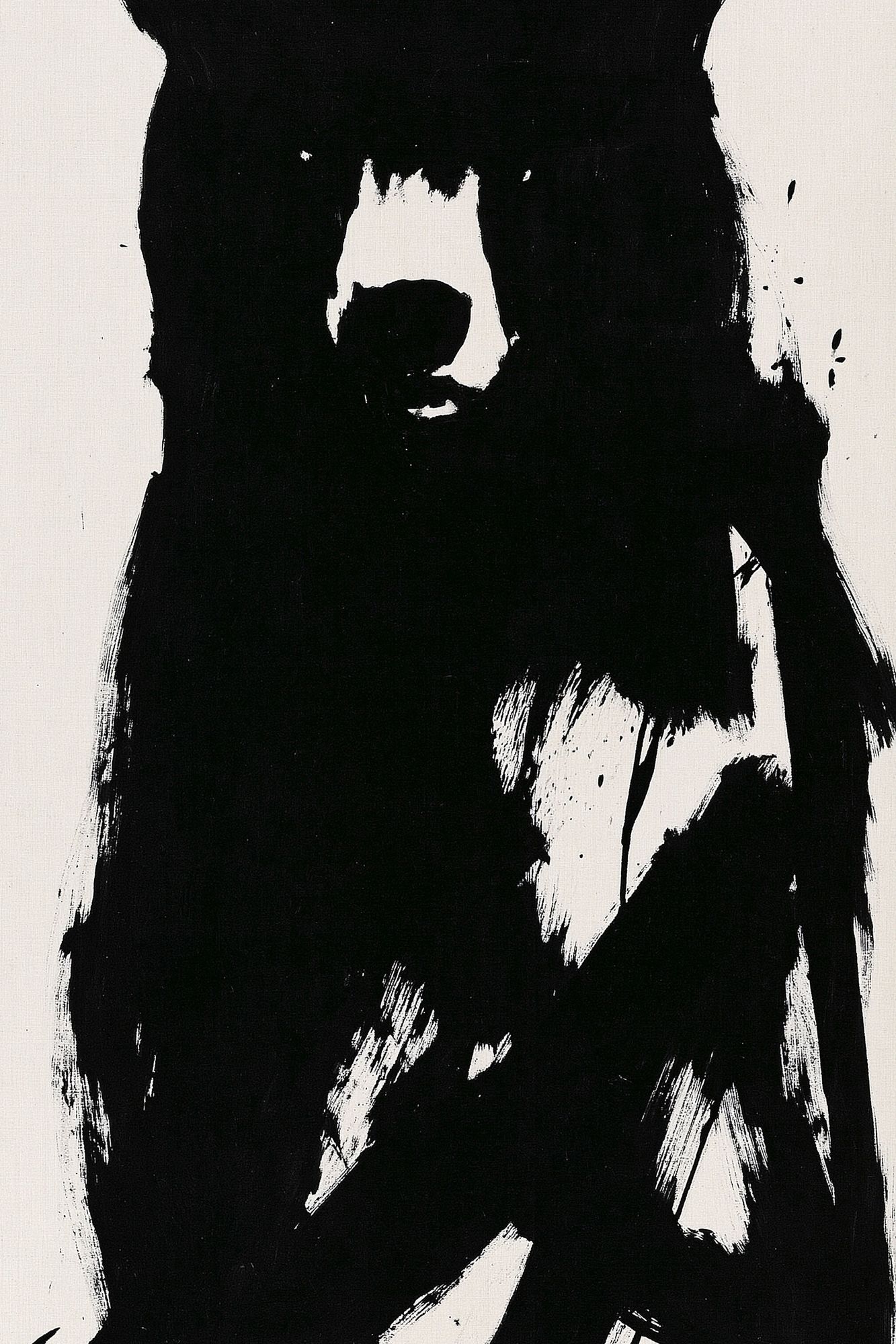Black Bear Ink Poster. poster — animals art
