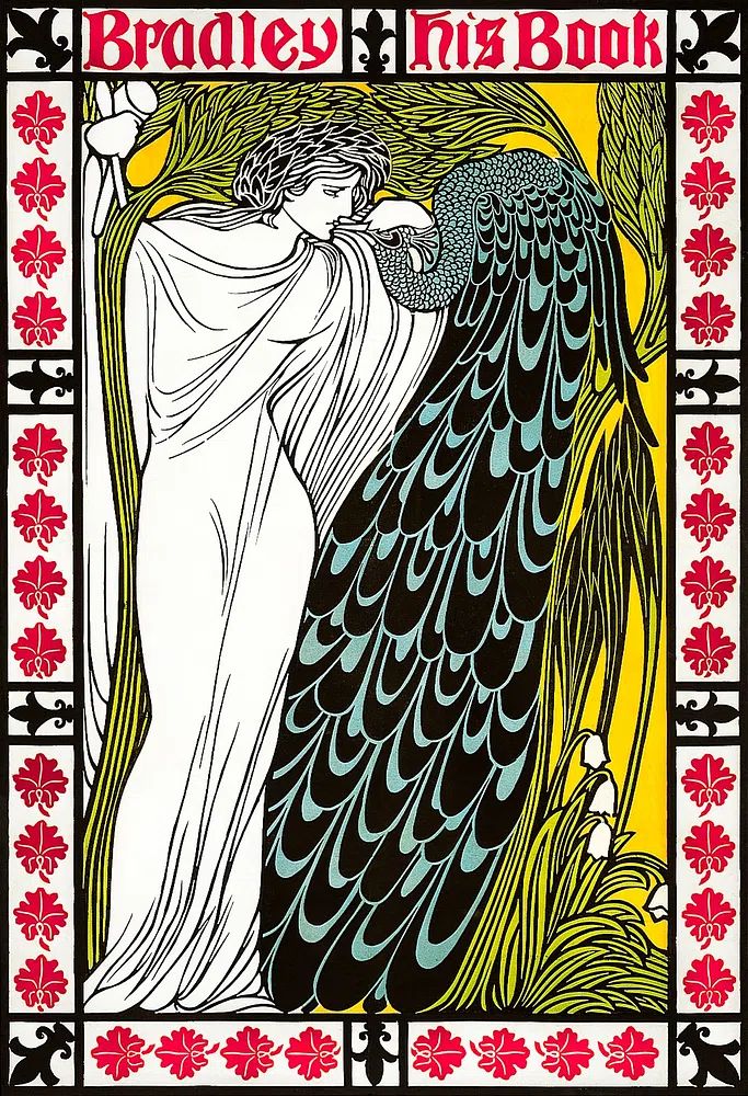 Bradley — Art Nouveau Print. poster — fine-art art
