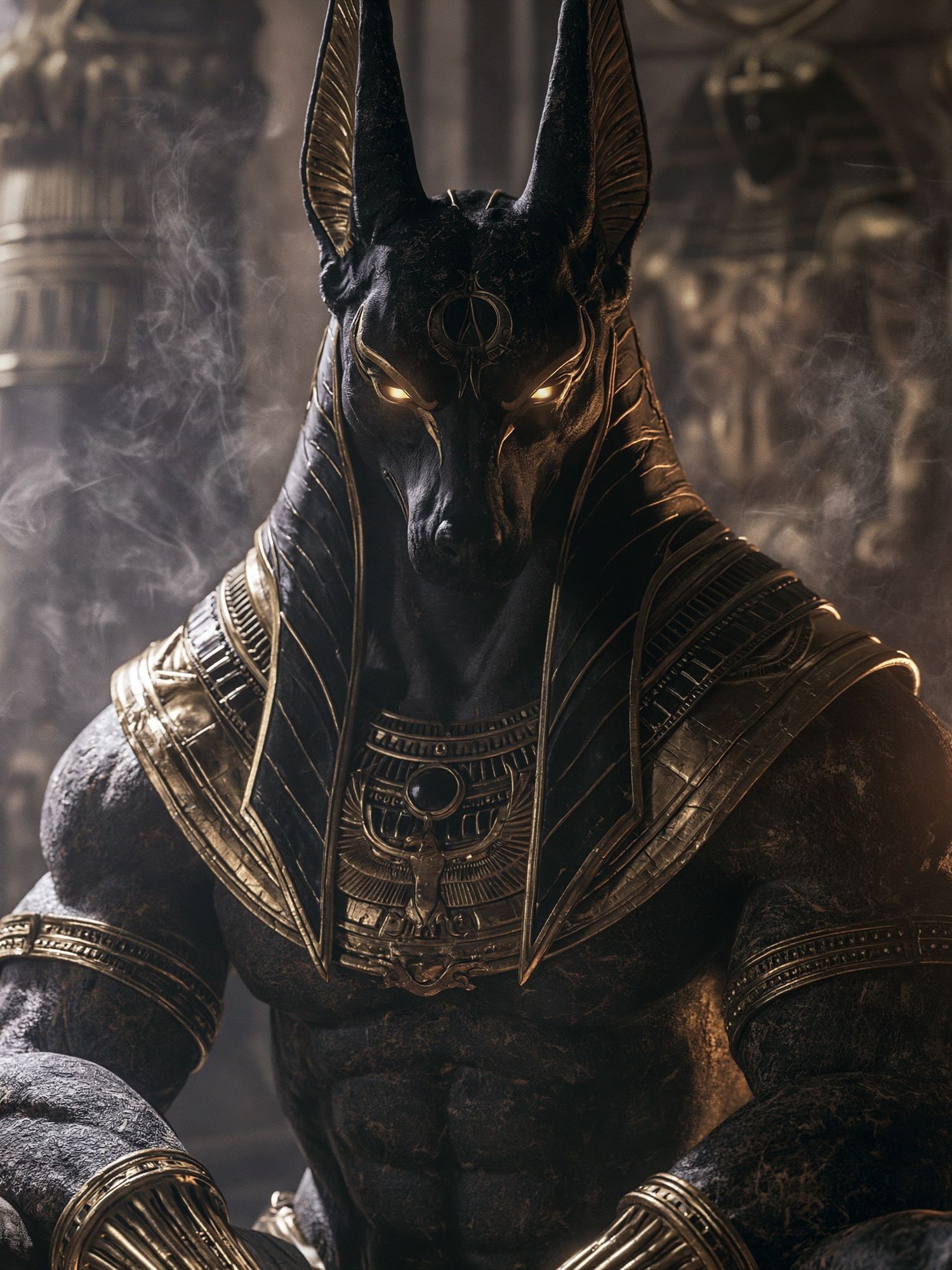 Anubis Egyptian Mythology Poster. poster — fine-art art