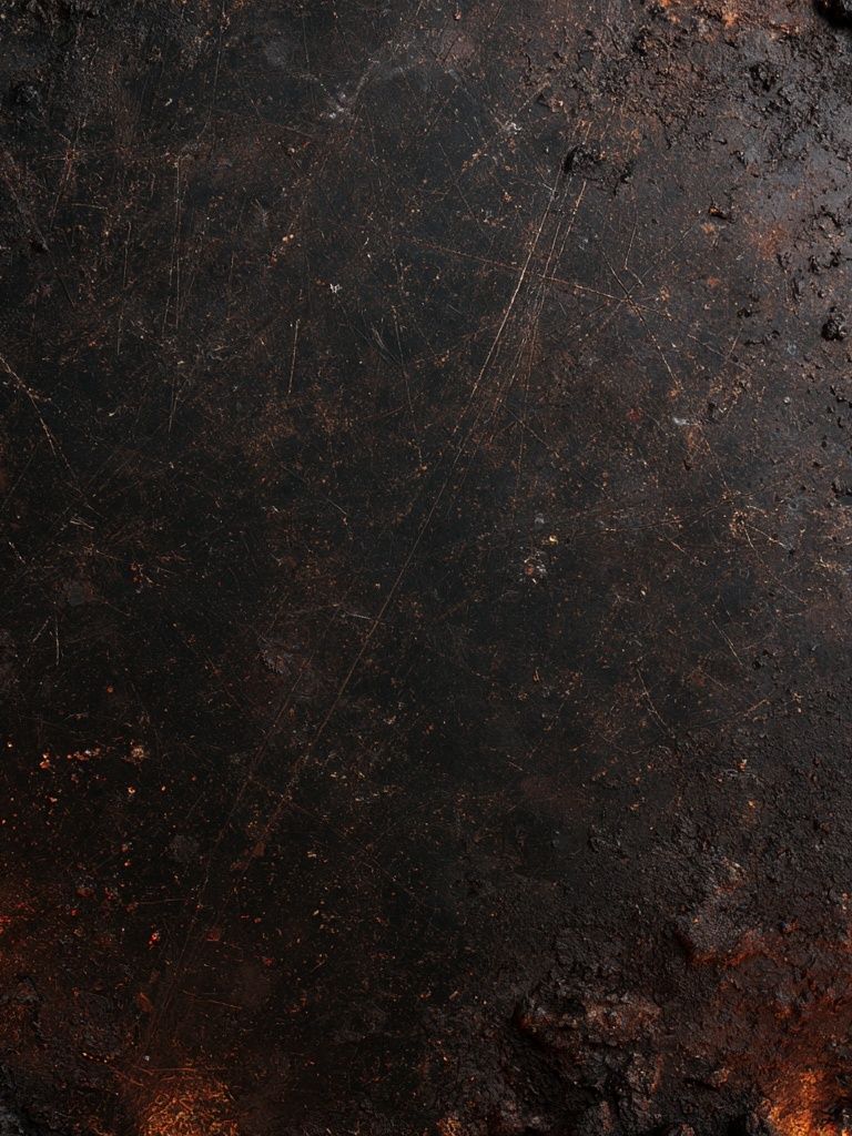Molten Ember Texture Print. poster detail