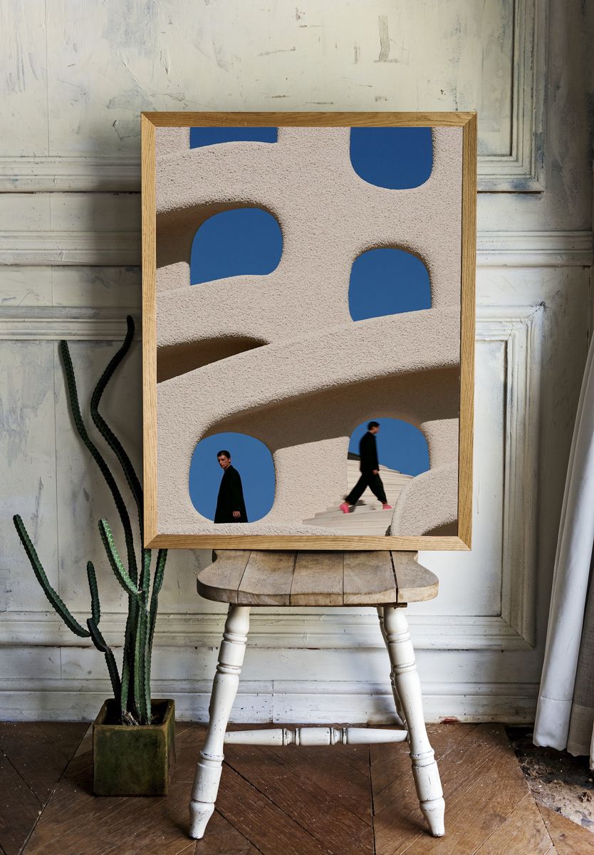 Architectural Figures Photography Poster. — room view 1