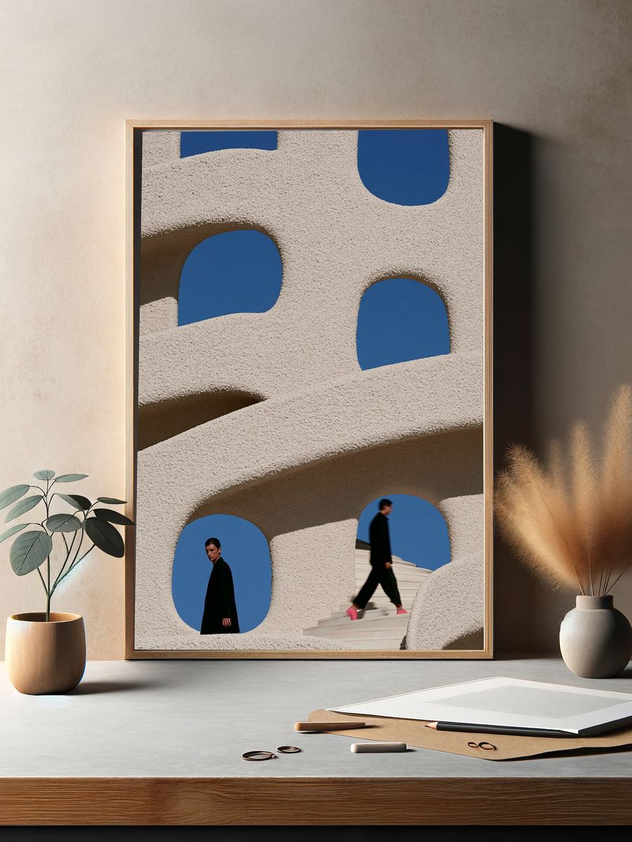 Architectural Figures Photography Poster. — room view 2