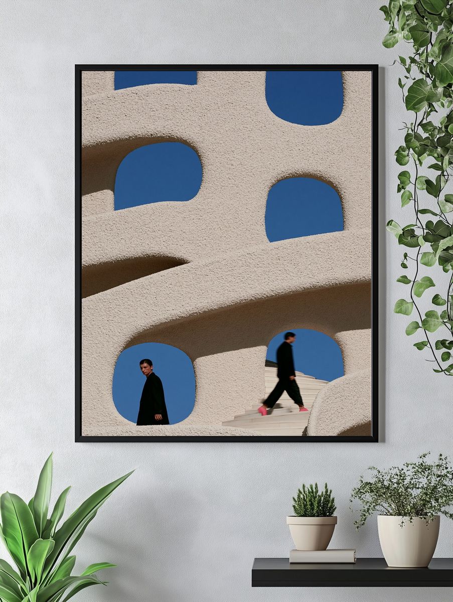 Architectural Figures Photography Poster. — room view 4