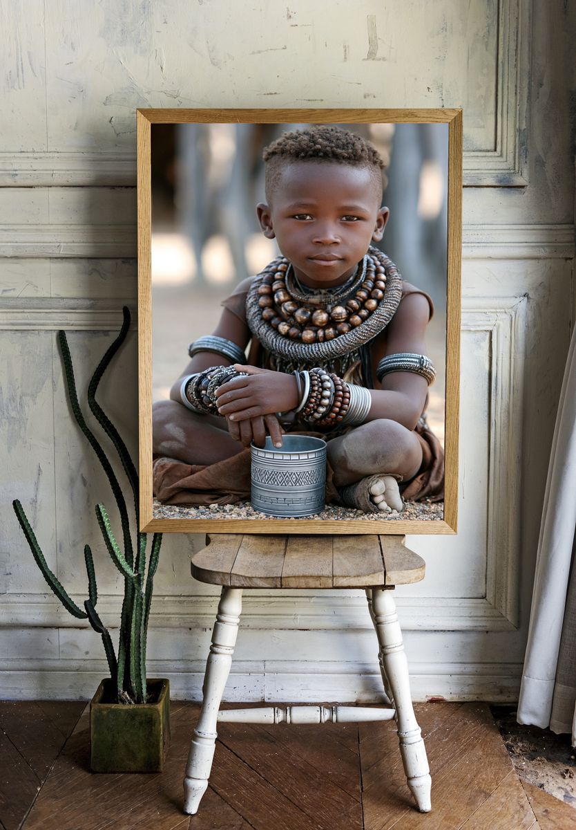 African Child Portrait Photography Poster. — room view 1
