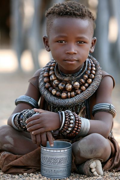 African Child Portrait Photography Poster. poster