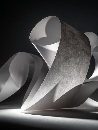 Abstract Paper Sculpture Poster. poster print