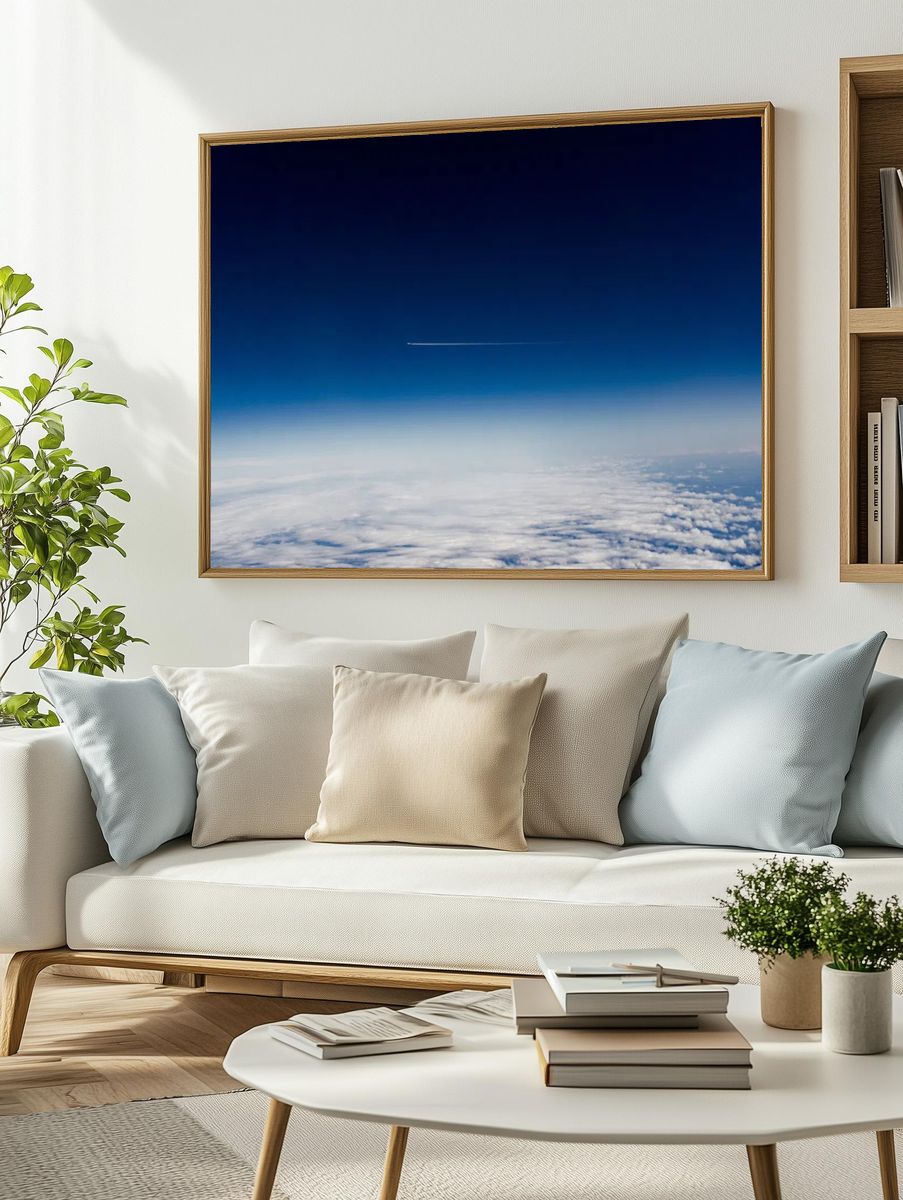 Airplane in the Sky Poster. — room view 2