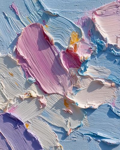 Abstract Pastel Texture Poster.
