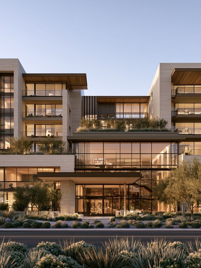 Modern Luxury Residence Photography Poster. poster — architecture art