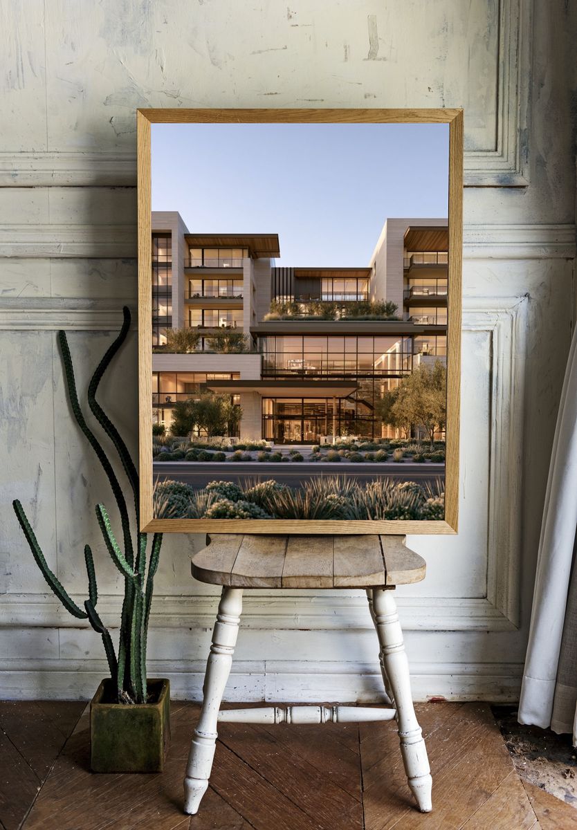 Modern Luxury Residence Photography Poster. room preview