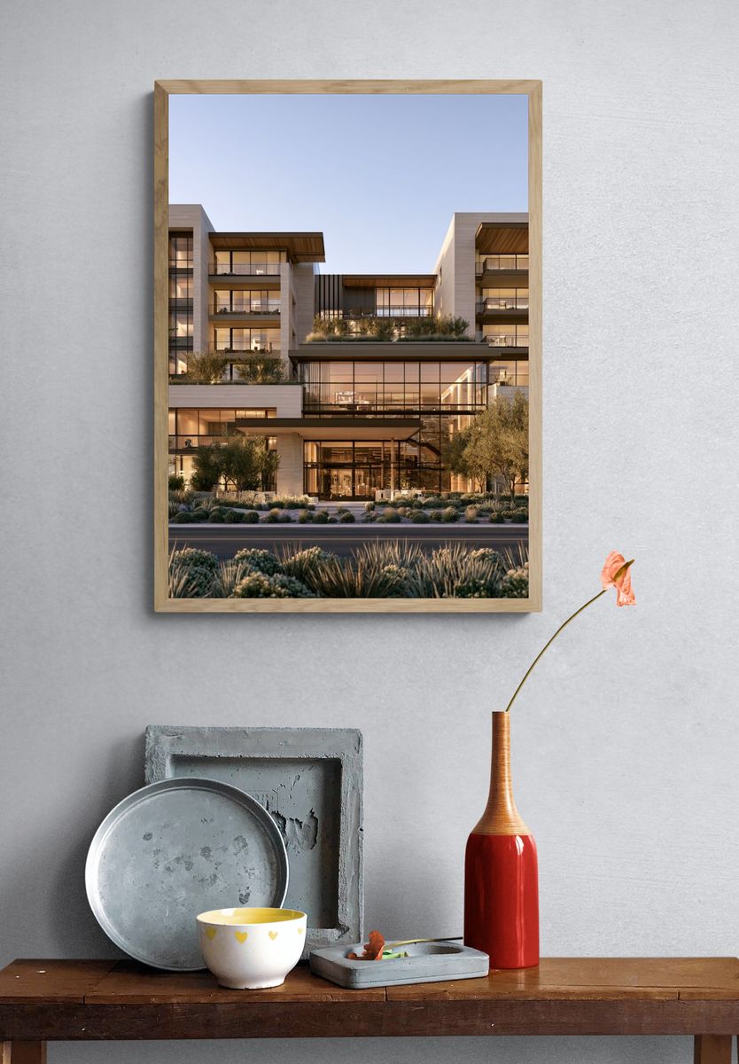Modern Luxury Residence Photography Poster. — room view 3