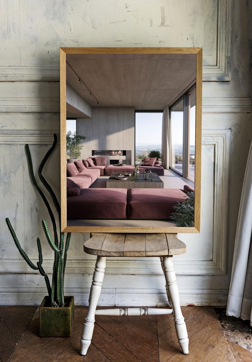Modern Minimalist Living Room Print. room preview